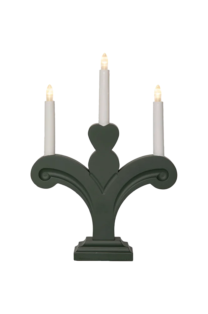 Lysestake Orsa 3L - Grønn - Belysning | m v:1661611