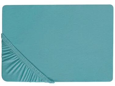 Formsydd laken HOFUF 160 x 200 cm Bomull Turkis v:3459127 Formsydd laken HOFUF 160 x 200 cm Bomull Turkis v:3459127