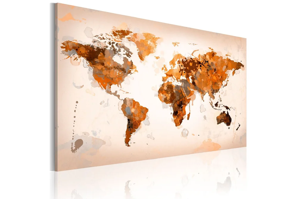 Bilde Map Of The World Desert Storm 90x60 v:3148970