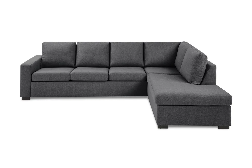 Crazy Limited Edition 4-seters Høyrevendt L-formet Sjeselongsofa i Stoff v:6579973
