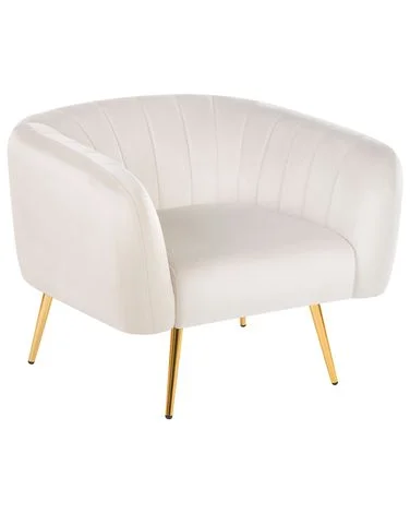 Lenestol LACONIA Fløyel Off white v:9402772 Lenestol LACONIA Fløyel Off white v:9402772