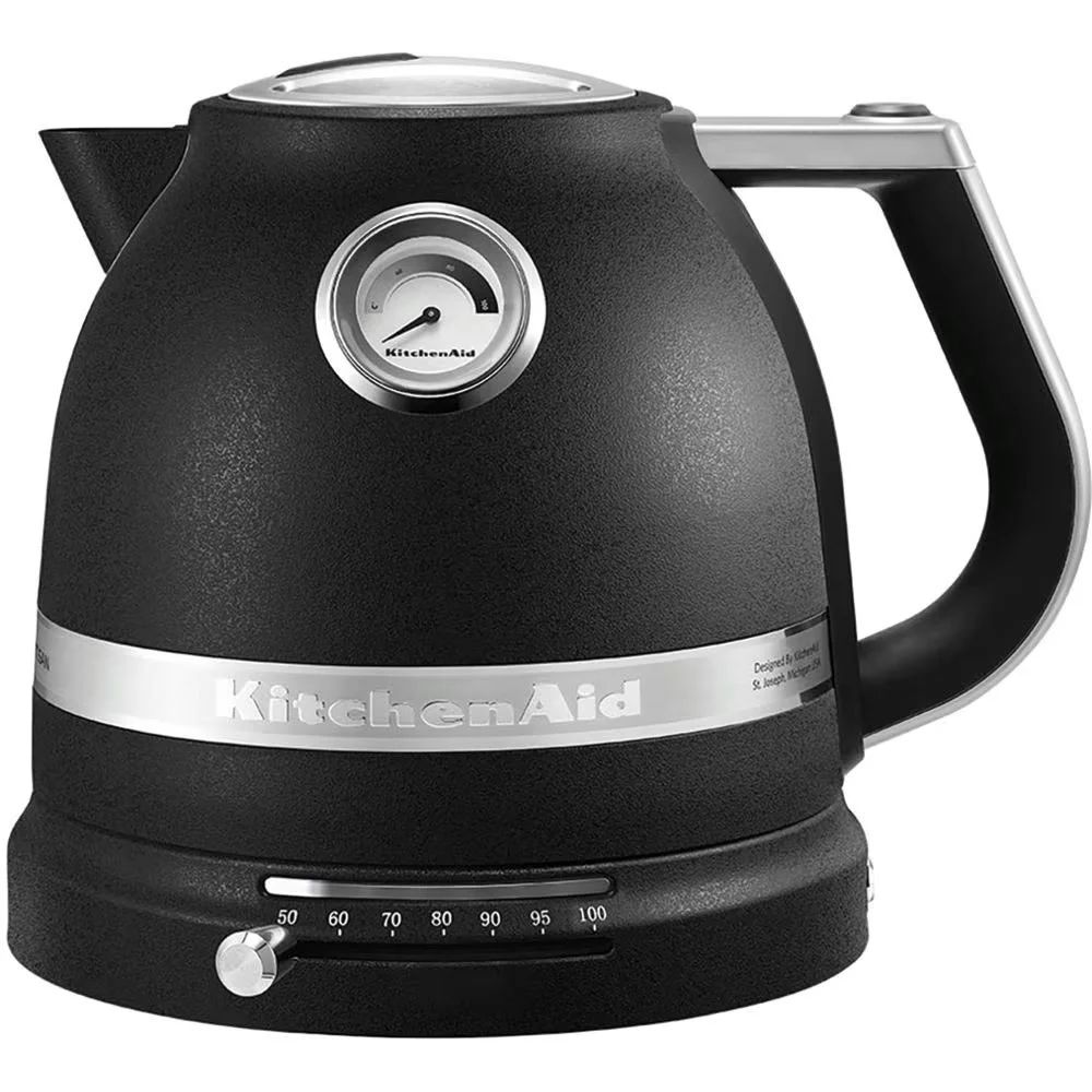 5KEK1522EBK Vannkoker Artisan 1,5L Med Justerbar Temperatur, Cast Iron Black v:3851729