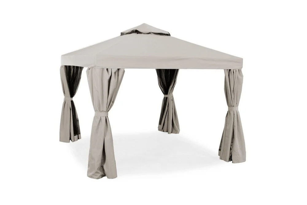 Hillerstorp Luxor paviljong 300 x 300 cm sand v:6429450