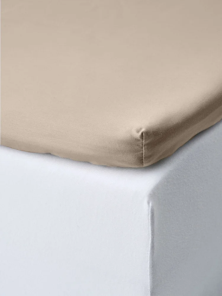 Laken til overmadrass sand – 120×200 cm v:1746968