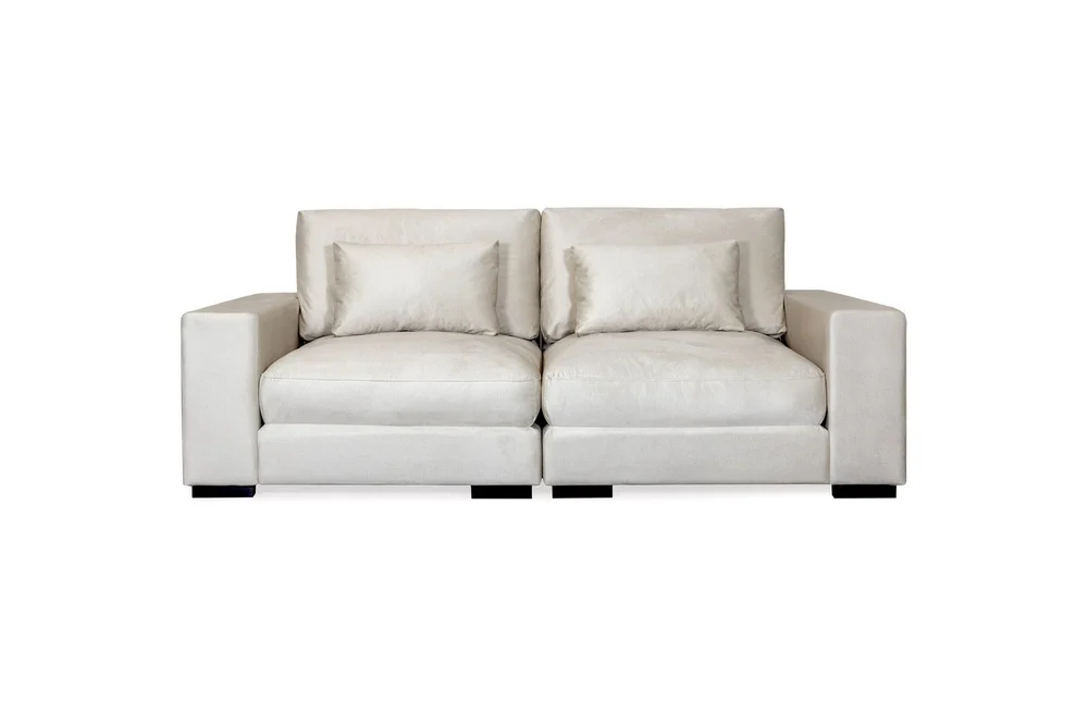 Dubai 2-seters sofa fløyel ekstra dyp v:9340927