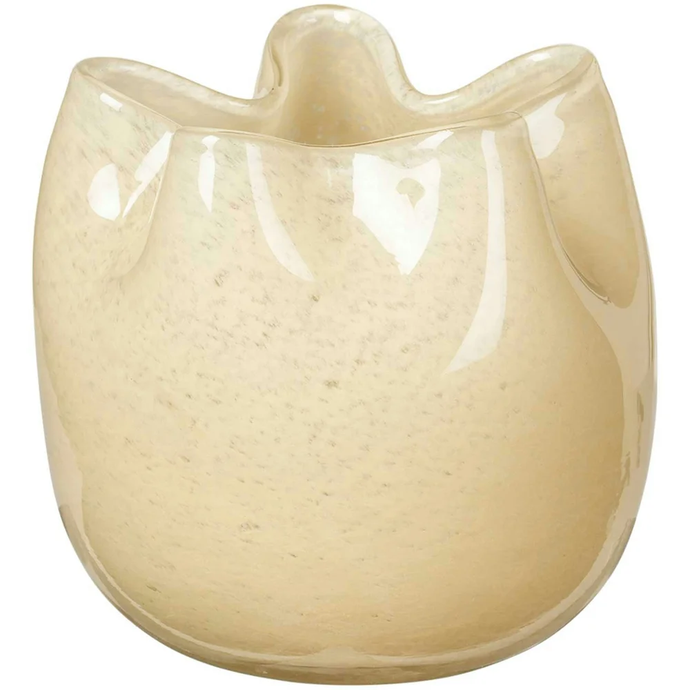 Esther Vase / Lyslykte Ø9,8 cm, Anise Flower Yellow v:560549 Esther Vase / Lyslykte Ø9,8 cm, Anise Flower Yellow v:560549