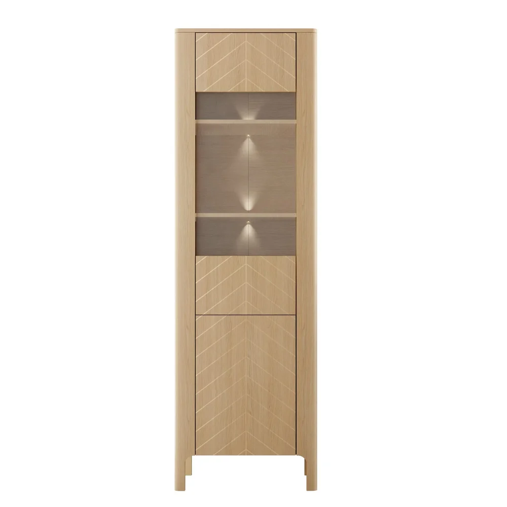 Aggarwal Vitrineskap 60 cm med Belysning v:4940679 Aggarwal Vitrineskap 60 cm med Belysning v:4940679