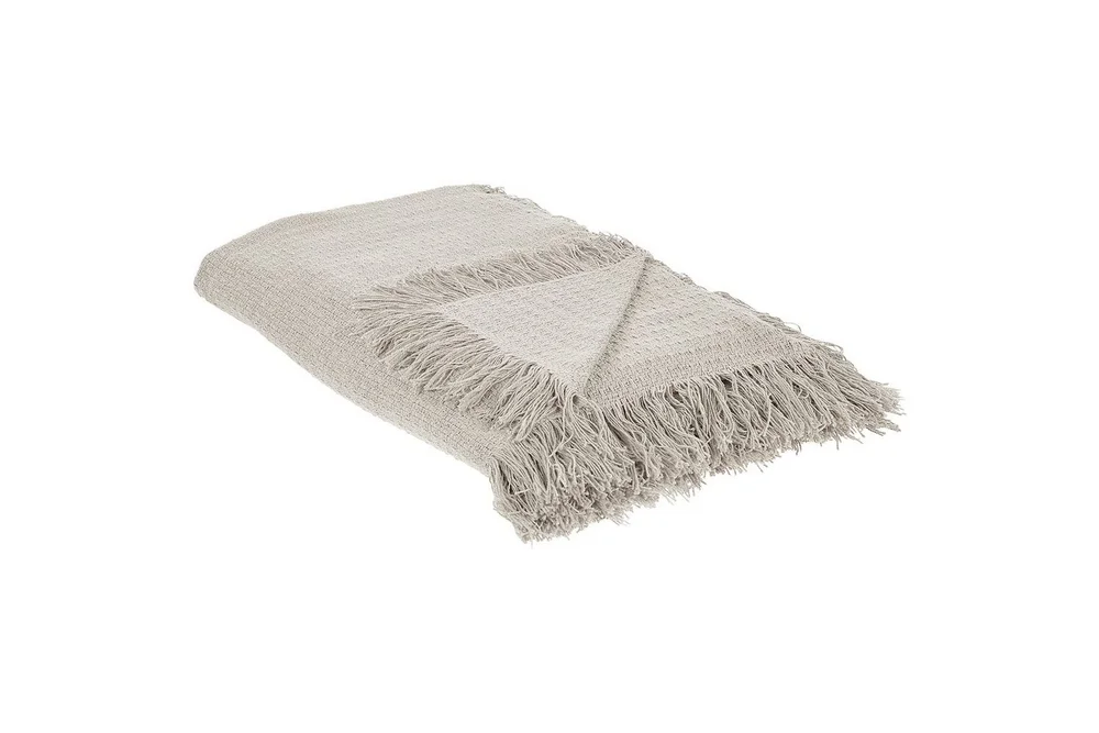 Sengeteppe Yerbent Grå, 200×220 cm v:1361780 Sengeteppe Yerbent Grå, 200×220 cm v:1361780