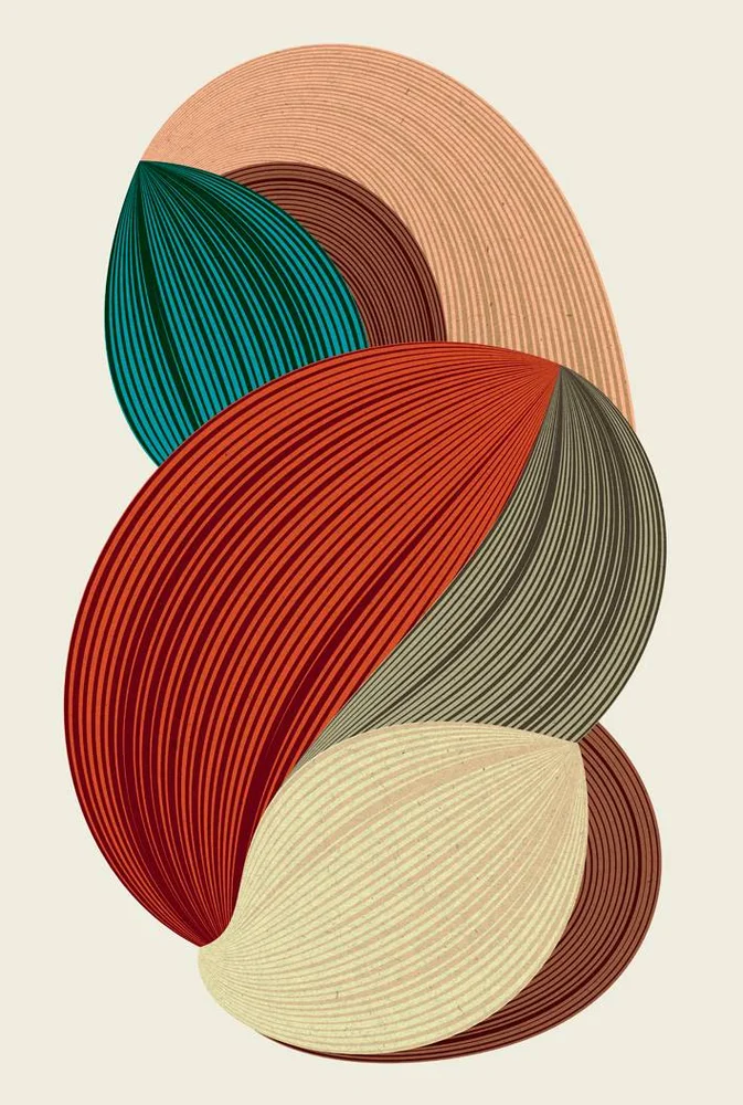 Poster Fibers 2 – Flerfarget – Dekor | m v:2277074