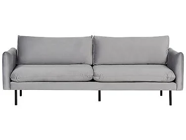 Sofa 3-seter VINTERBRO Fløyel Grå v:1885394
