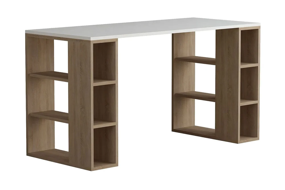 Colmaron Skrivebord 140 cm med Oppbevaringshyller v:3729275 Colmaron Skrivebord 140 cm med Oppbevaringshyller v:3729275