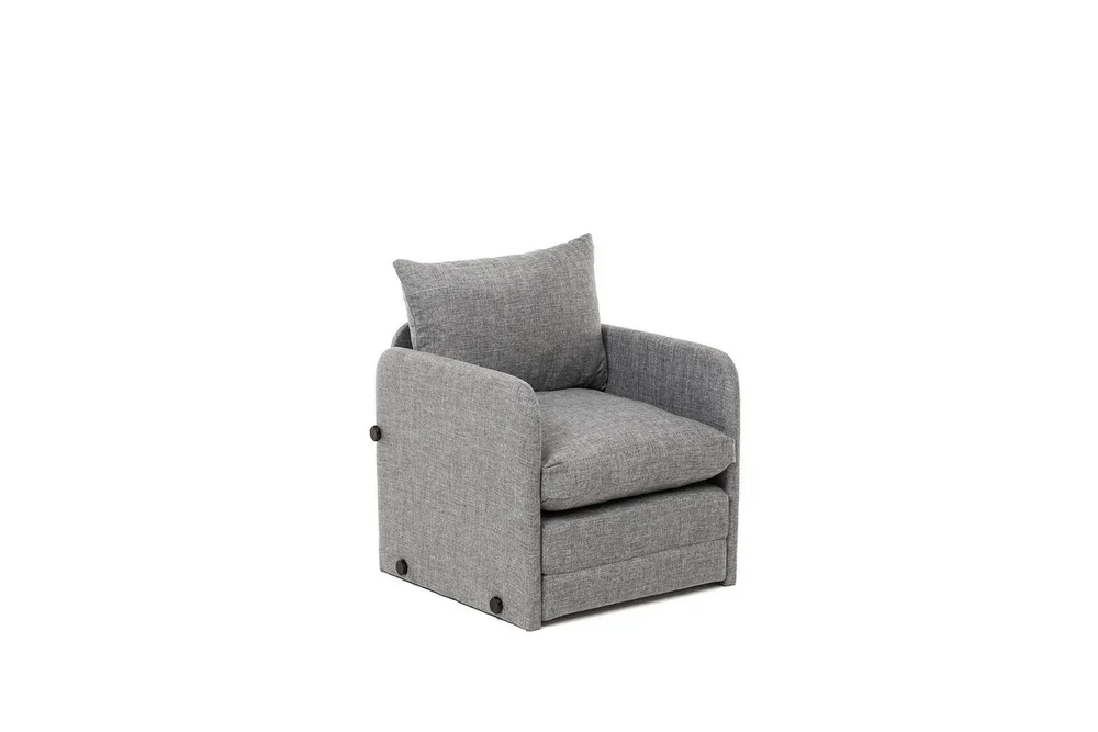 1-seters Sovesofa Rubby Lys Grå v:2402142 1-seters Sovesofa Rubby Lys Grå v:2402142