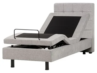 Justerbar seng DUKE 80 x 200 cm Lysegrå v:9377244 Justerbar seng DUKE 80 x 200 cm Lysegrå v:9377244