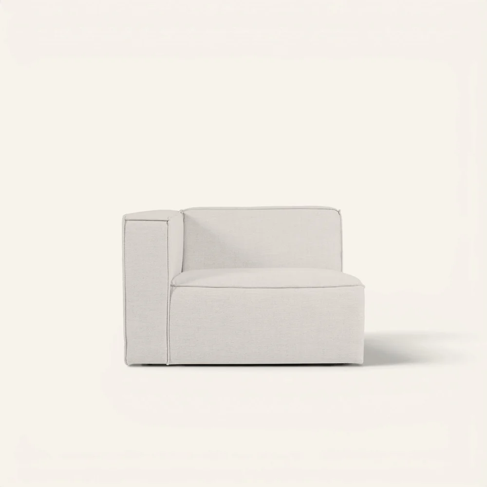 Modul 1,5 seter armlene venstre natur - 110x93x73 cm v:7637525