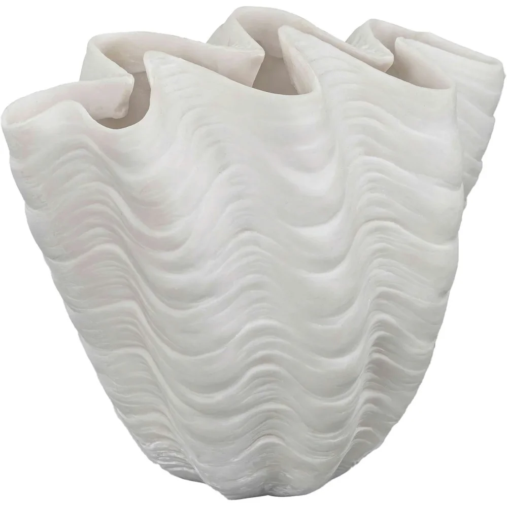 Shell Vase Off-white, 22 cm v:7773133