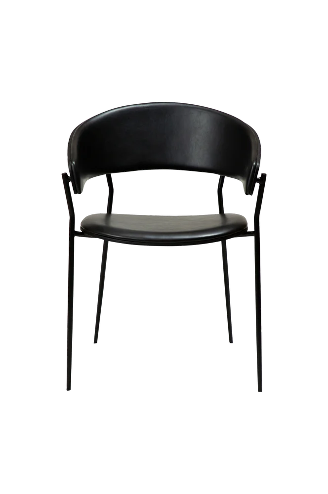 Crib stol, 2-pakning - Svart m v:3517569