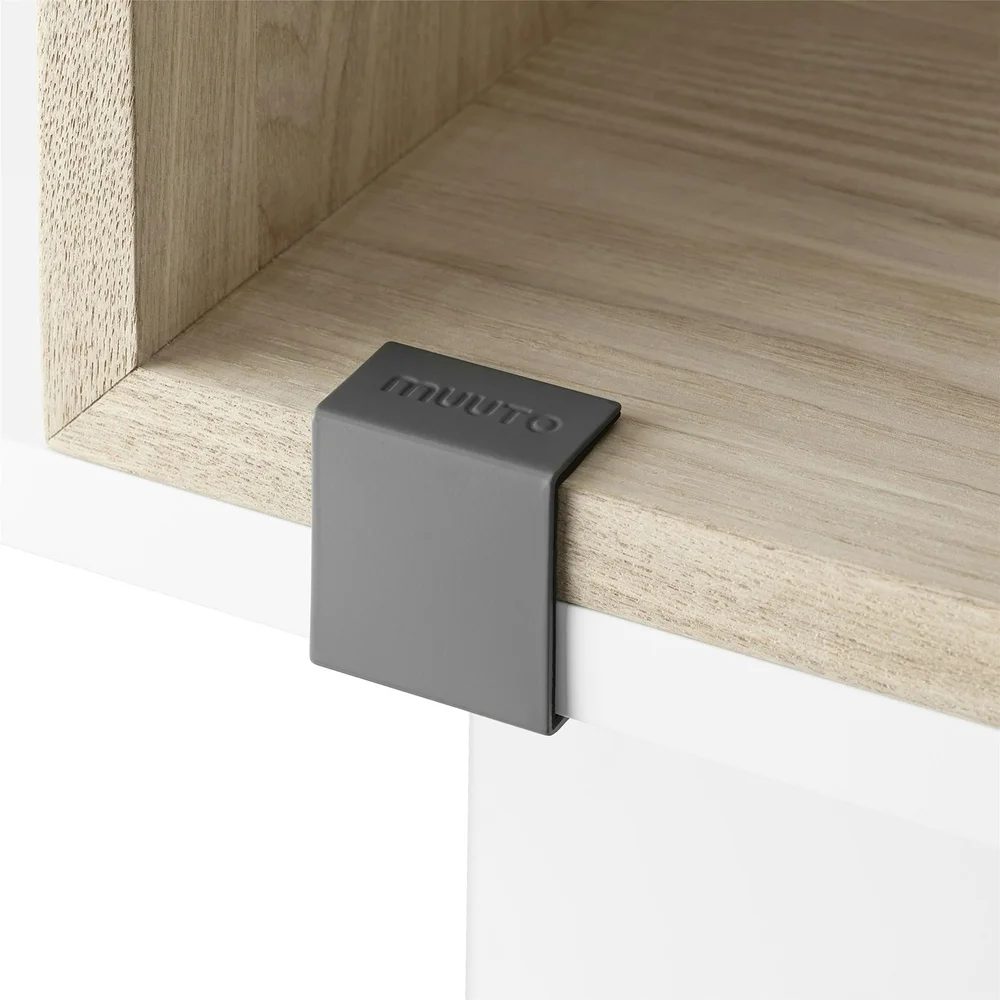 Muuto Stacked Clip Sett 2.0 5-pk, Grå v:1690444