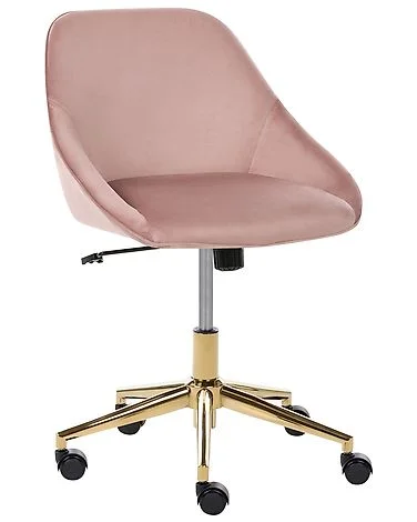 Kontorstol BARDSDALE Fløyel Rosa v:9476234 Kontorstol BARDSDALE Fløyel Rosa v:9476234