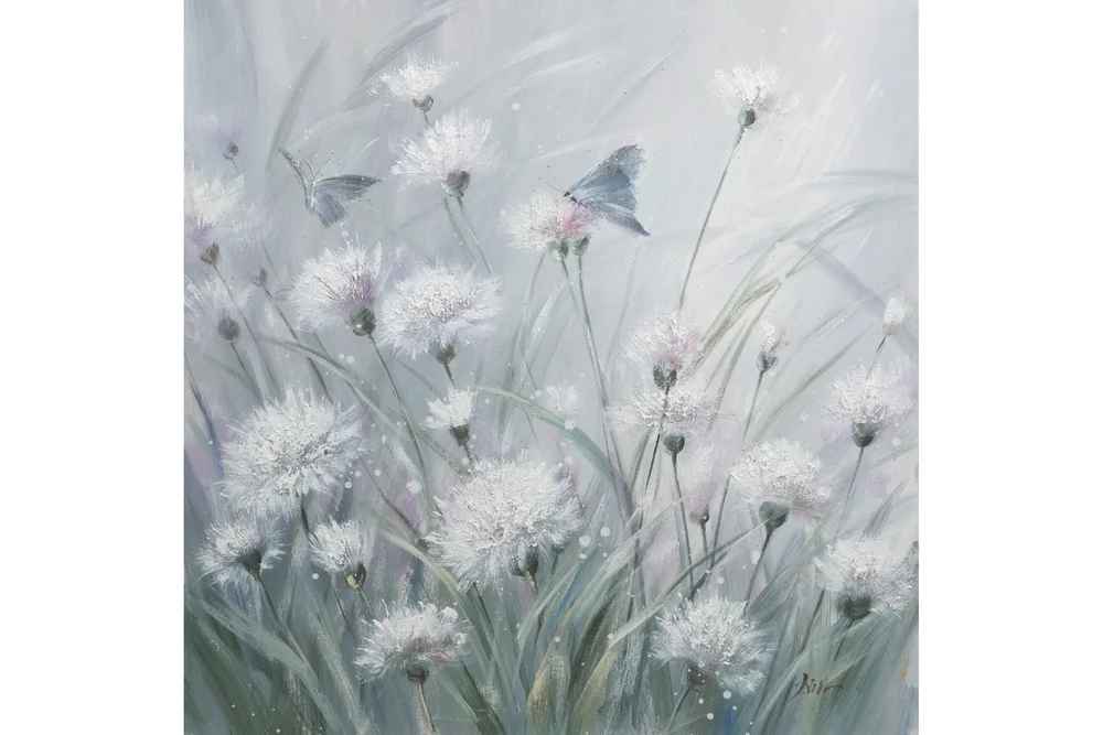 Oljemaling Løvetann 60x60cm v:1633856 Oljemaling Løvetann 60x60cm v:1633856