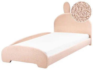 Barneseng Kanin Bouclé PERROS 90 x 200 cm Beige v:1379655 Barneseng Kanin Bouclé PERROS 90 x 200 cm Beige v:1379655