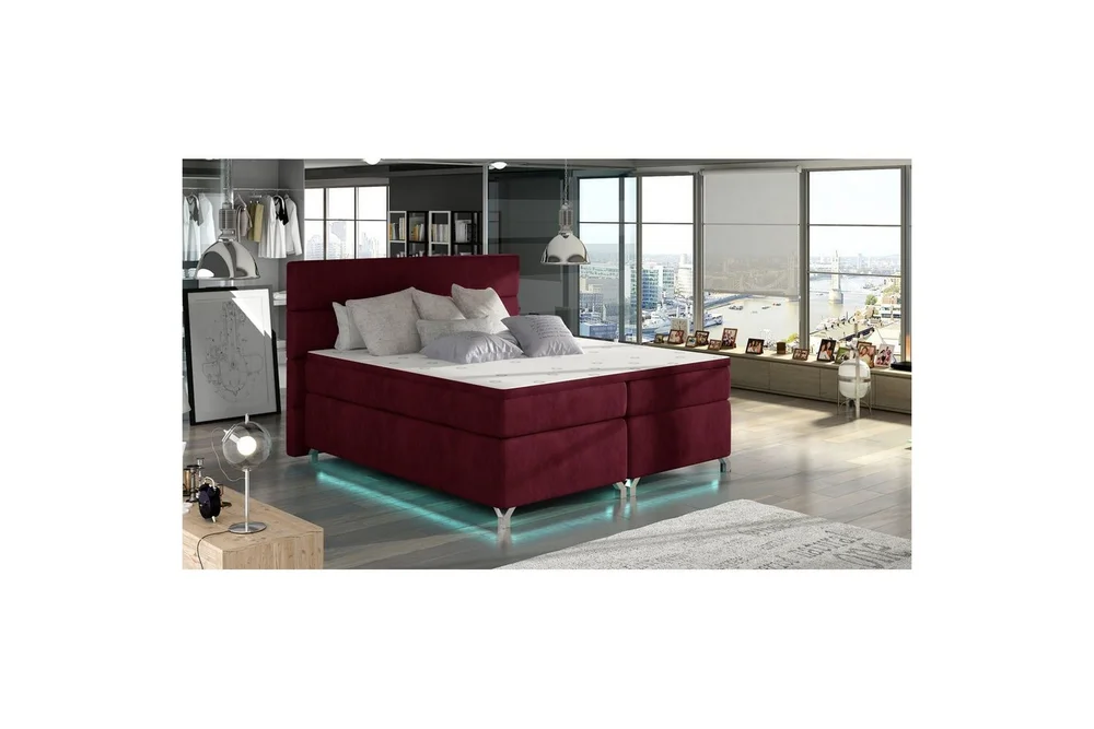 Boxspring Eltap Amadeo med LED v:6738175