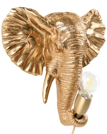 Vegglampe Elefant ELEPHANTI Gull v:7832590 Vegglampe Elefant ELEPHANTI Gull v:7832590