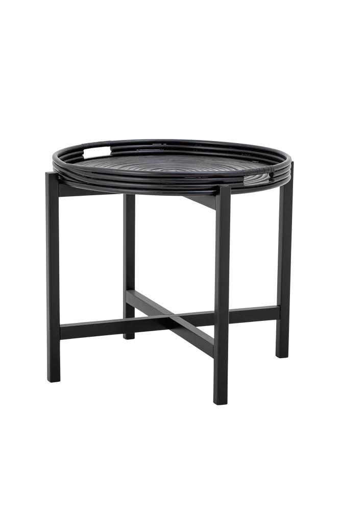 Brettbord Milli, diameter 60 cm – Svart m v:9807749 Brettbord Milli, diameter 60 cm – Svart m v:9807749