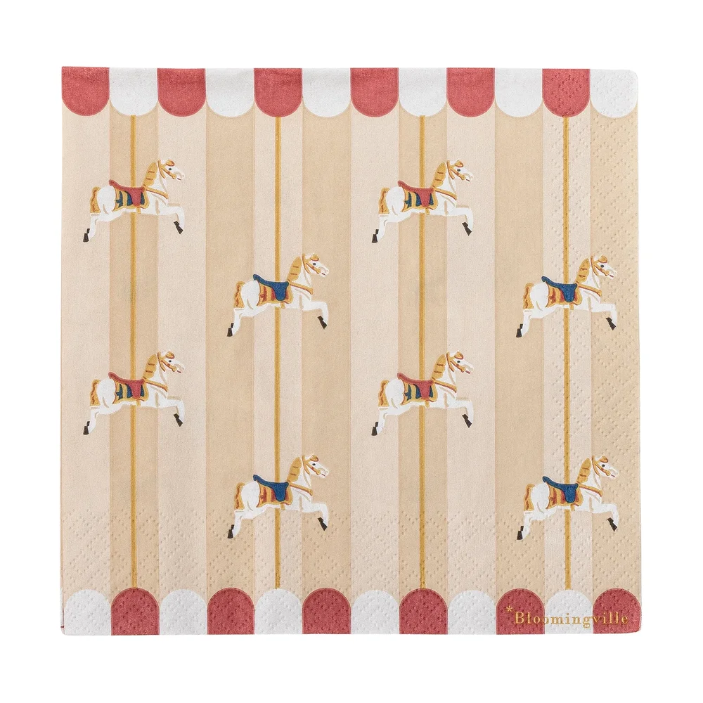 Merry-go-round serviett 33×33 cm 20-pakning v:7782129