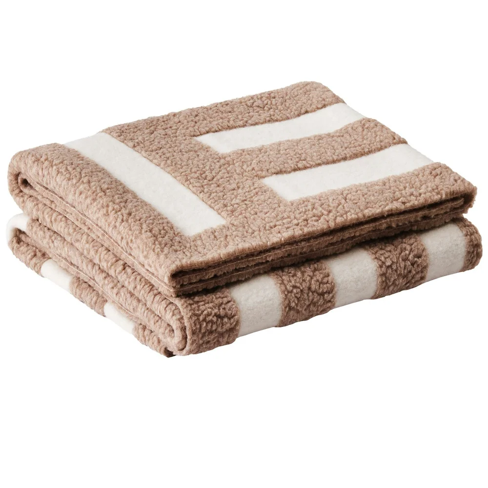 Labyrinth Pledd 150×190 cm, Hvit / Beige v:7315969 Labyrinth Pledd 150×190 cm, Hvit / Beige v:7315969