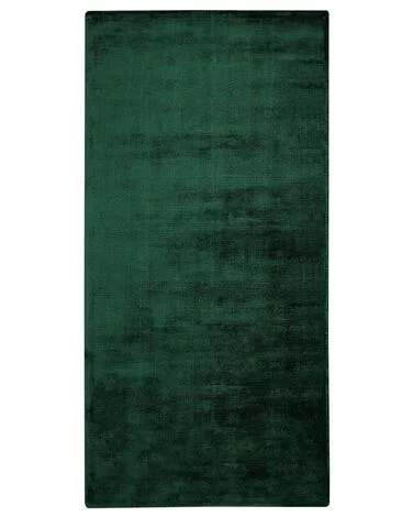 Teppe GESI II Mørkegrønn 80 x 150 cm Viskose v:4768864 Teppe GESI II Mørkegrønn 80 x 150 cm Viskose v:4768864