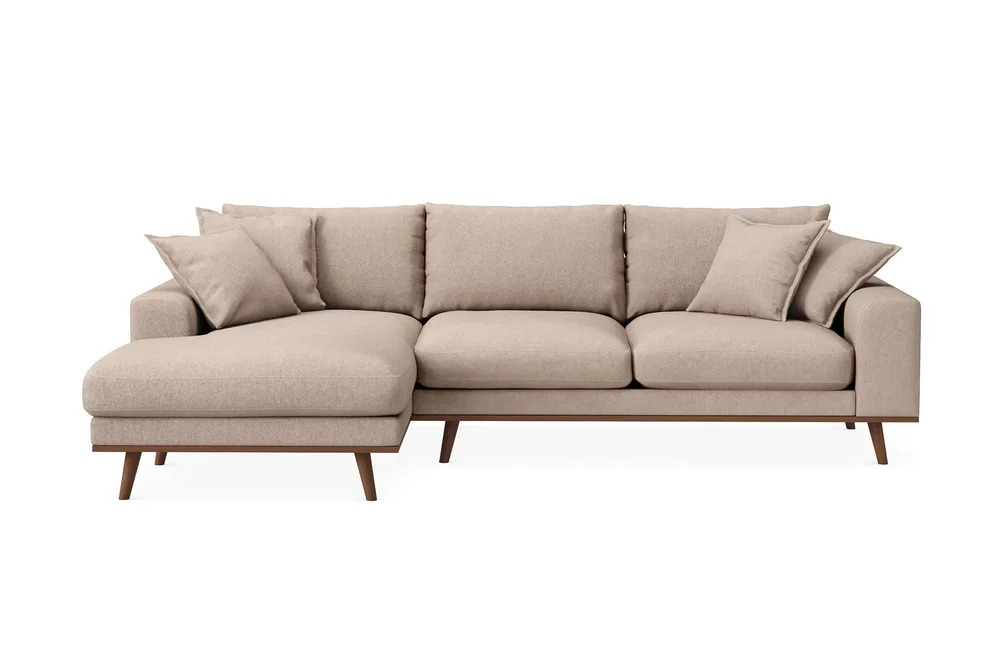 Copenhagen Premium 4-personers Venstrevendt L-formet Dyb Divansofa i Stoff v:3944985
