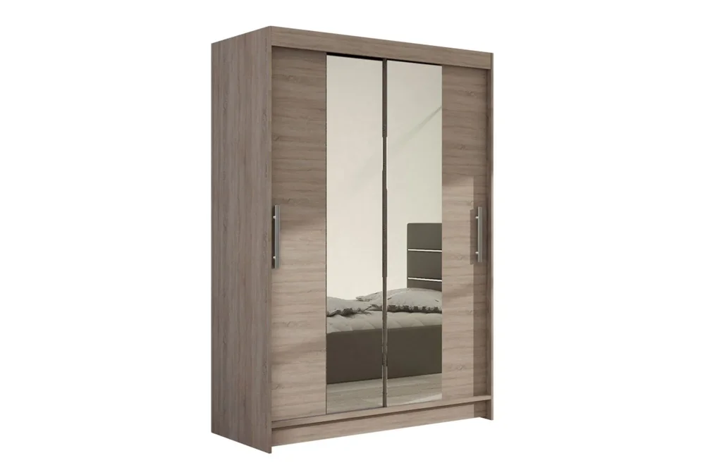 Estella Garderobe 120 cm Skyvedører Smalt Speil v:8347495
