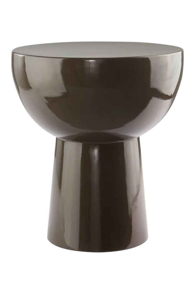 BALIS GLOSSY rundt sidebord – Brun m v:4234742