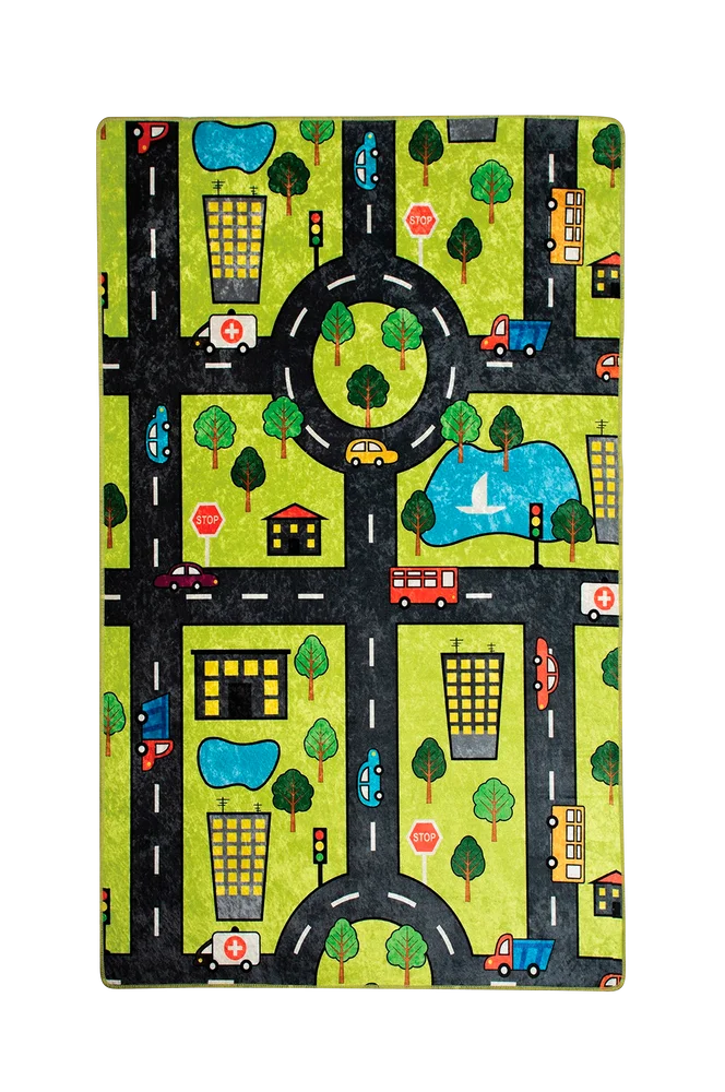 Teppe (100 x 160) – Flerfarget – Barnerom | m v:6673724 Teppe (100 x 160) – Flerfarget – Barnerom | m v:6673724