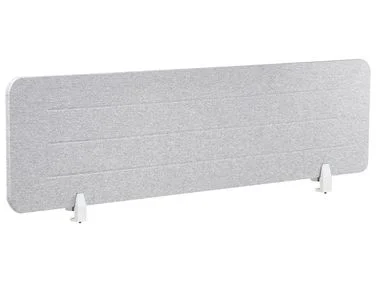 Skillevegg for skrivebord ZIGGY 160 x 40 cm Lysegrå v:1951632 Skillevegg for skrivebord ZIGGY 160 x 40 cm Lysegrå v:1951632