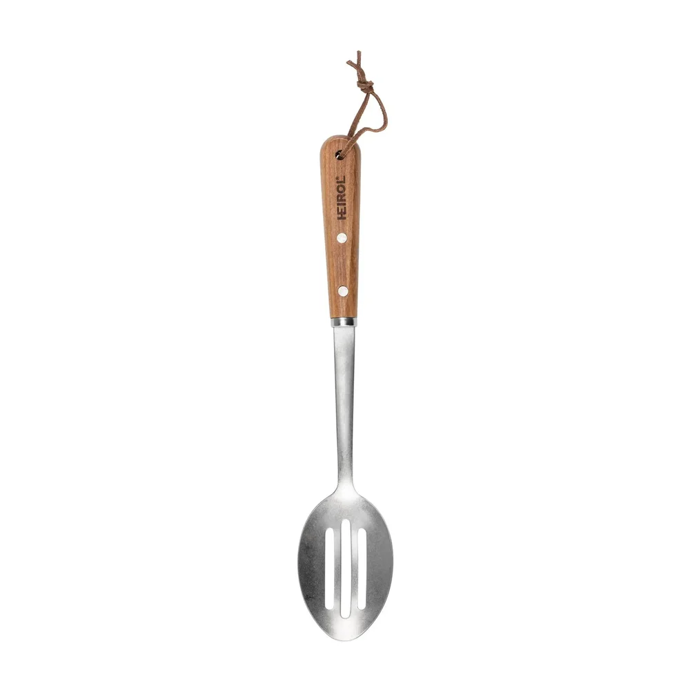 Rustfri serveringsskje med spor 34 cm v:2832991