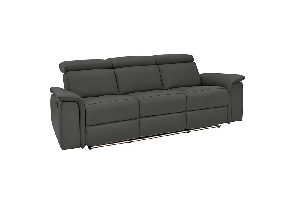 Sofa 3-seter Pareli Svart, PU, Elektrisk recliner v:4189010 Sofa 3-seter Pareli Svart, PU, Elektrisk recliner v:4189010