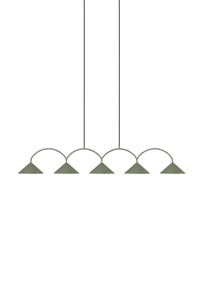 Pendel Curve 5 - Grønn - Belysning | m v:5895191