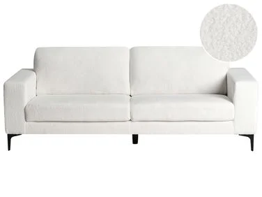 Sofa 3-seter VADSTENA Bouclé Off white v:623334 Sofa 3-seter VADSTENA Bouclé Off white v:623334