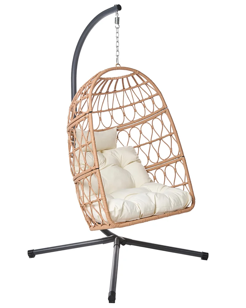 Hengestol med stativ MONTALCINO Metall Naturlig v:9042658