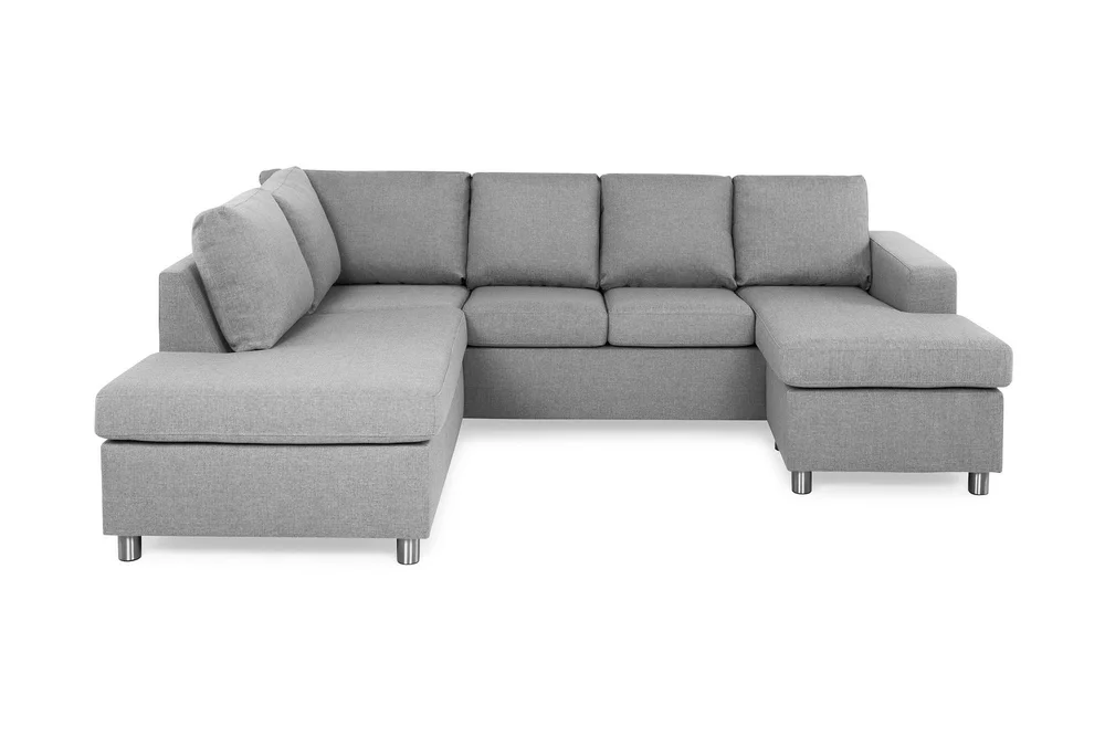 Crazy 4-seters Venstrevendt U-formet Large Sofa med Divan og Sjeselong i Stoff v:4341735 Crazy 4-seters Venstrevendt U-formet Large Sofa med Divan og Sjeselong i Stoff v:4341735