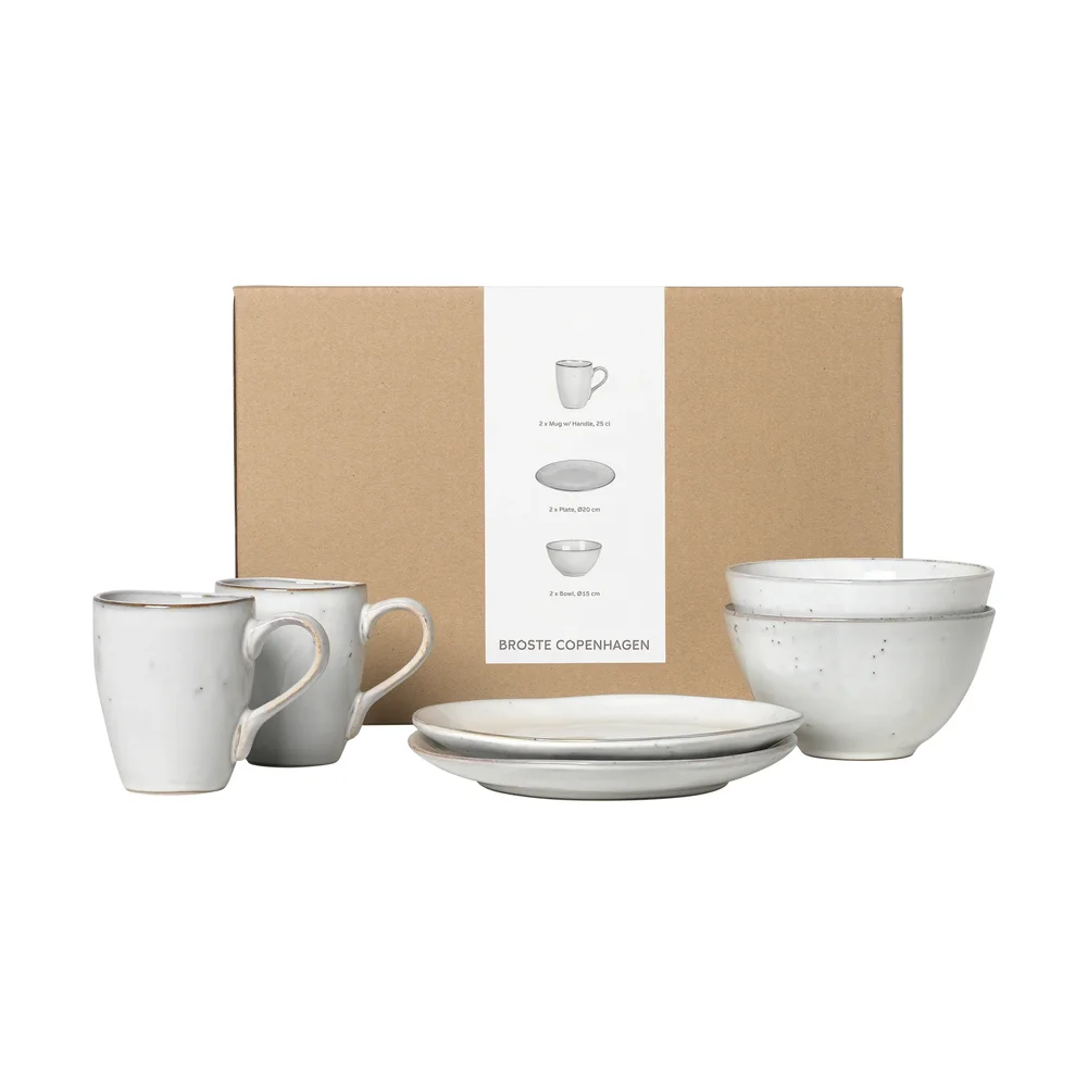 Nordic Sand frokostsett for 2 v:8504119 Nordic Sand frokostsett for 2 v:8504119