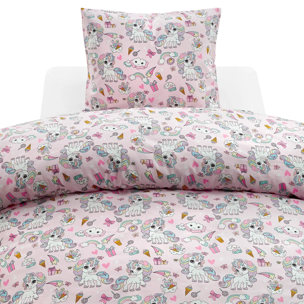 Dynetrekk sett Enhörning – Rosa – Barnerom | m v:8164098 Dynetrekk sett Enhörning – Rosa – Barnerom | m v:8164098