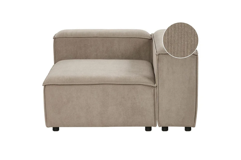 Soffgrupp Hörnsektion Ardal Taupe, svart, Vänstervänd Taupe, Svart Högervänd v:2148286