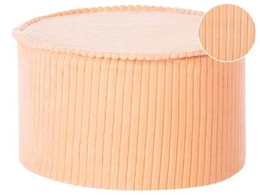 Puff ZIKRIA Fløyel Ferskenrosa v:725006 Puff ZIKRIA Fløyel Ferskenrosa v:725006