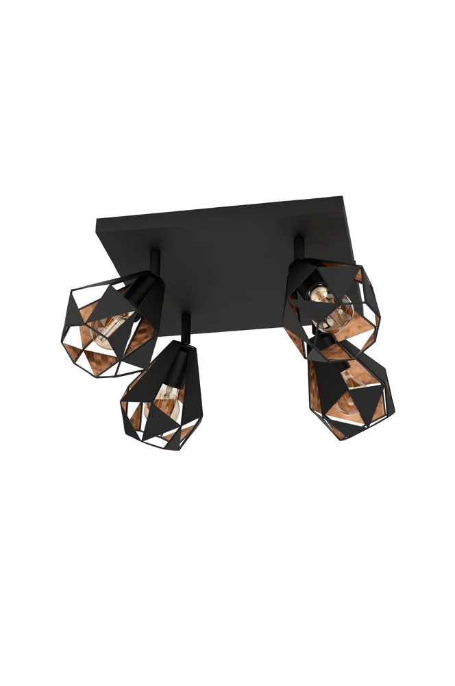 LED-spot Carlton 7 Black/Copper/ / LED-spotAntique – Svart – Belysning | m v:9282991 LED-spot Carlton 7 Black/Copper/ / LED-spotAntique – Svart – Belysning | m v:9282991