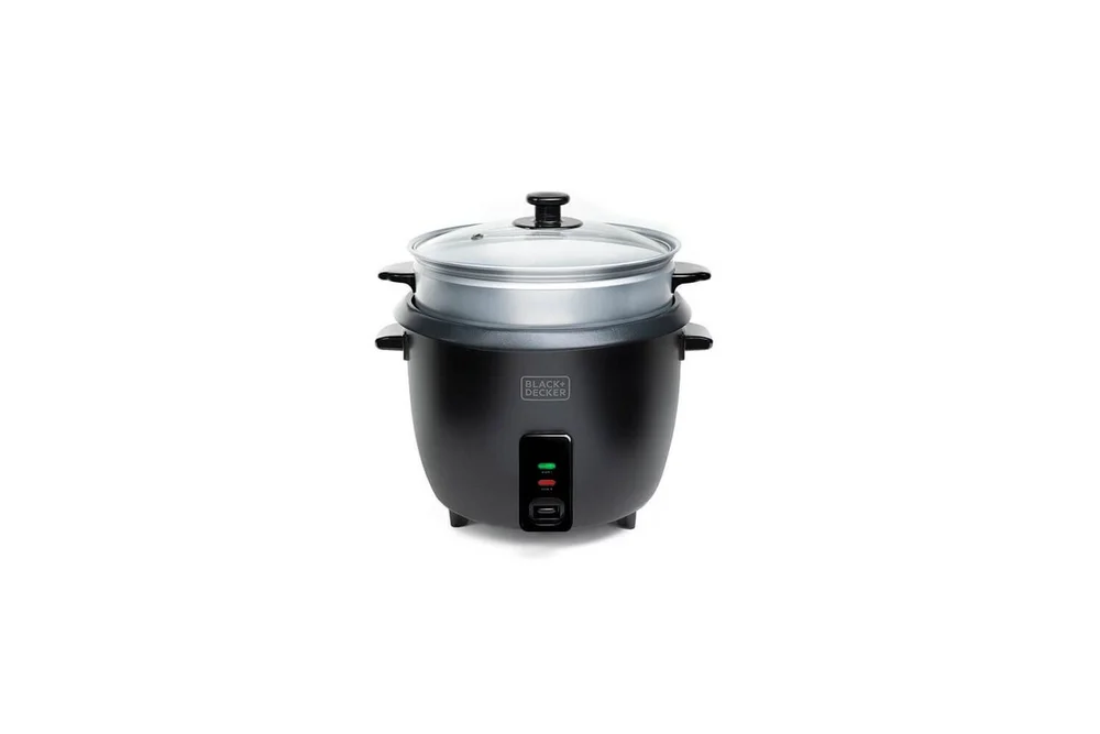 Riskoker Black+Decker 1,8L Svart v:5547957 Riskoker Black+Decker 1,8L Svart v:5547957