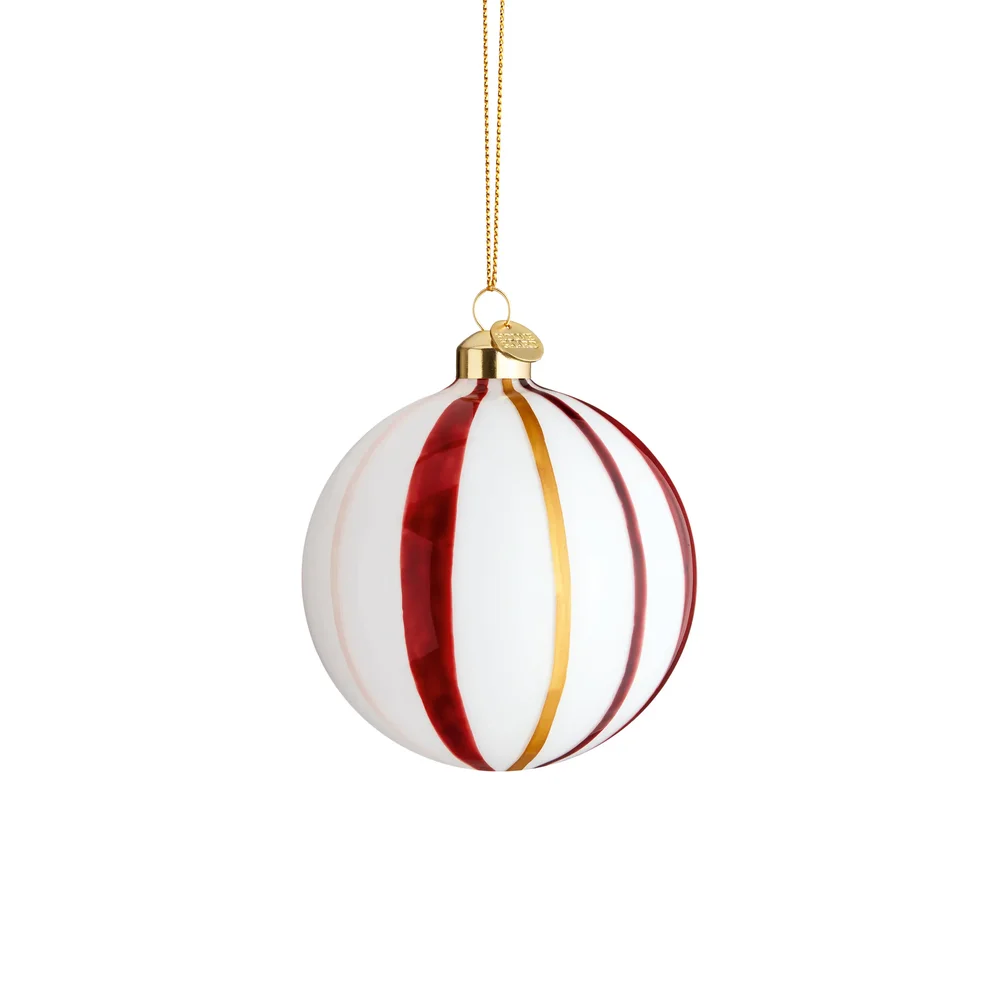 Souvenir julekulestriper Ø8 cm v:5779668