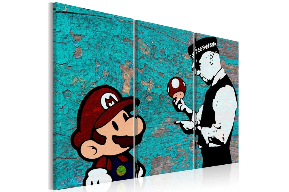 Bilde Banksy Cracked Paint 120×80 v:5726536 Bilde Banksy Cracked Paint 120×80 v:5726536