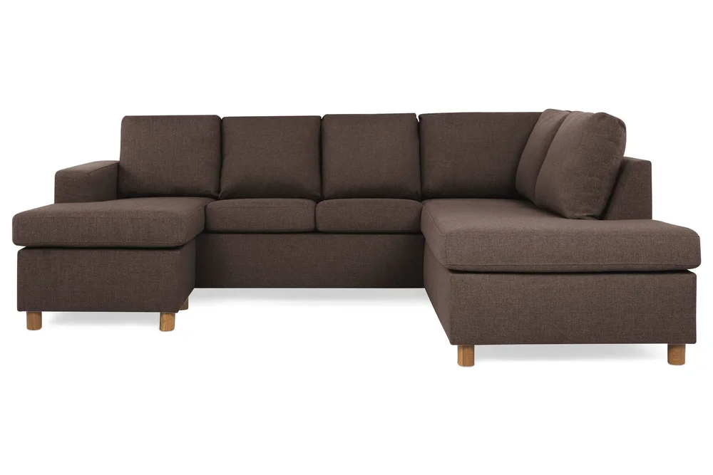Crazy 4-seters Høyrevendt U-formet Small Sofa med Divan og Sjeselong i Stoff v:4943855 Crazy 4-seters Høyrevendt U-formet Small Sofa med Divan og Sjeselong i Stoff v:4943855
